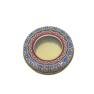4 Oz 8 Oz ধাতু টিনের মোমবাতি পাত্রে জার 70x20mm গোলাকার