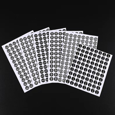30mm Epoxy স্টিকার প্রিন্টিং পরিষেবা শক্তিশালী আঠালো নেমপ্লেট কাস্টম